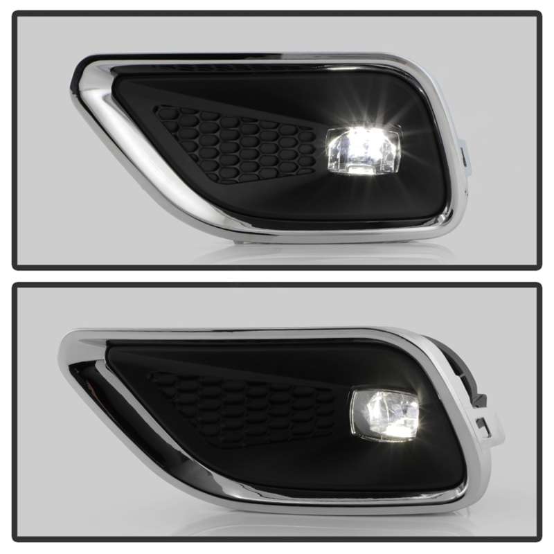 Jeep Cherokee Fog Lights - SPYDER - OEM LED w/ Switch - Clear - `19-`23