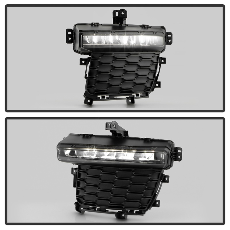 Jeep Grand Cherokee Fog Lights - SPYDER - OEM LED w/Switch - Clear - `22-`24