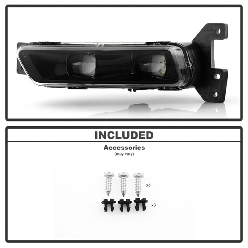 Jeep Grand Cherokee SRT Fog Lights - Left - SPYDER - OEM LED - `17-`21