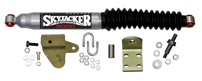 Jeep Wrangler Steering Damper Kit - Skyjacker - Single Stabilizer Kit - Silver - `04-`06 Jeep Wrangler Steering Damper Kit - Skyjacker - Single Stabilizer Kit - Silver - `04-`06