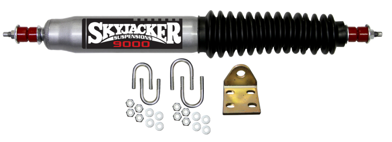 Jeep Wrangler Steering Damper Kit - Skyjacker - SNGL STAB KT; SILVER W/BK BO. - `04-`06 Jeep Wrangler Steering Damper Kit - Skyjacker - SNGL STAB KT; SILVER W/BK BO. - `04-`06