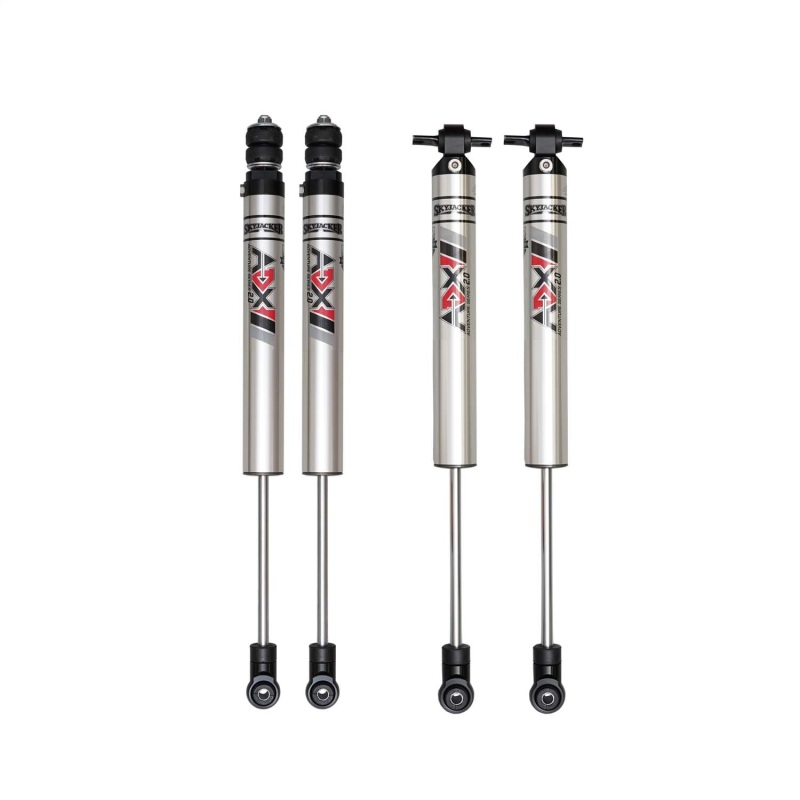 Jeep Wrangler JK Unlimited Shocks - Skyjacker - ADX M2.0 Aluminum Monotube - Polished Clear Coat - `07-`18