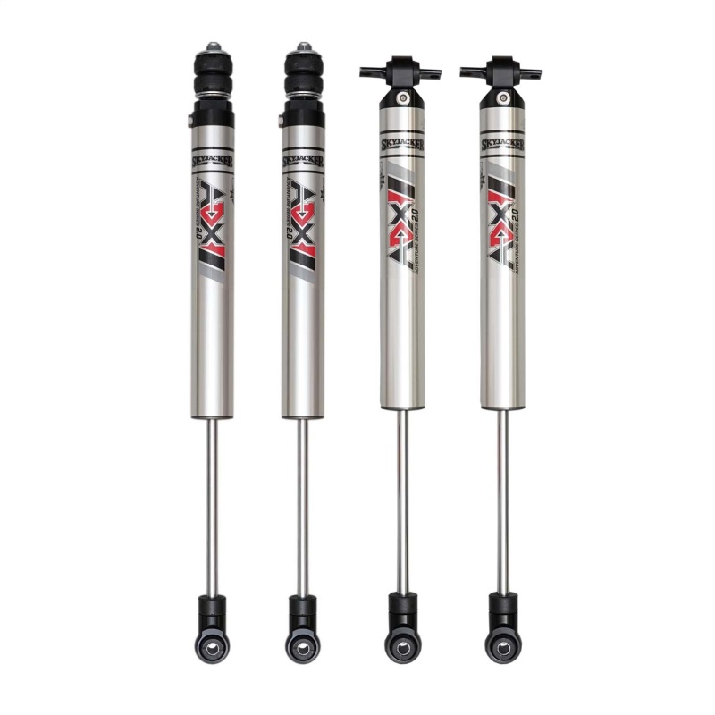 Jeep Wrangler Shocks - Skyjacker - ADX M2.0 Remote Reservoir - Clear Coat Aluminum - `07-`18