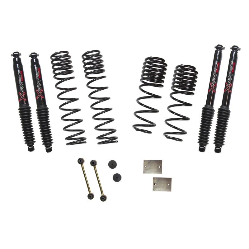 Jeep JL Suspension Lift Kit - Skyjacker - Dual Rate Long Travel w/ Black Max Shocks - 2020