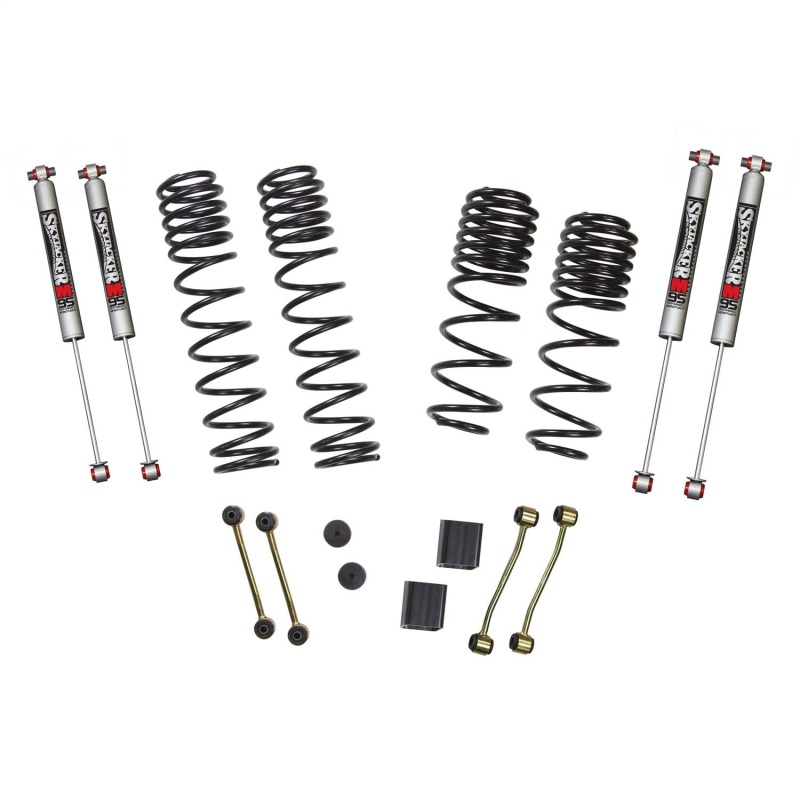 Jeep Wrangler Suspension Lift Kit - Front + Rear - Skyjacker - Long Travel 2.5in Coil System w/ M95 Monotube Shocks - `21-`23 Jeep Wrangler Suspension Lift Kit - Front + Rear - Skyjacker - Long Travel 2.5in Coil System w/ M95 Monotube Shocks - `21-`23
