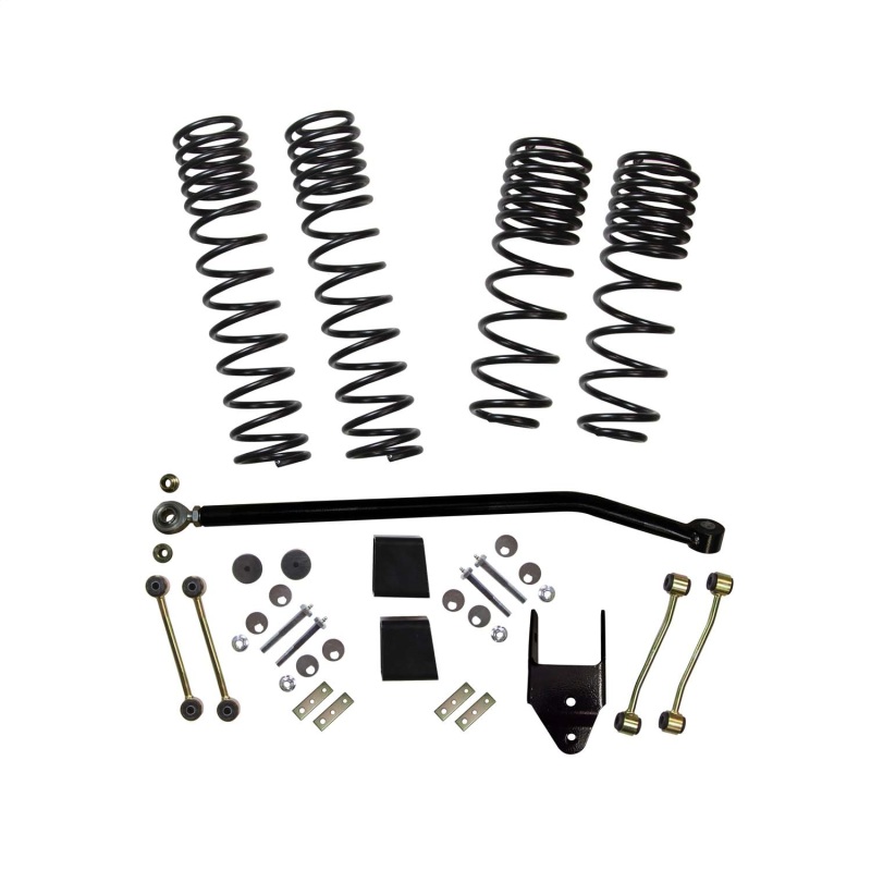 Jeep Wrangler Suspension Lift Kit - Front + Rear - Skyjacker - 3.75in Comp. Box w/Dual Rate LT Coil Springs - `21-`23 Jeep Wrangler Suspension Lift Kit - Front + Rear - Skyjacker - 3.75in Comp. Box w/Dual Rate LT Coil Springs - `21-`23