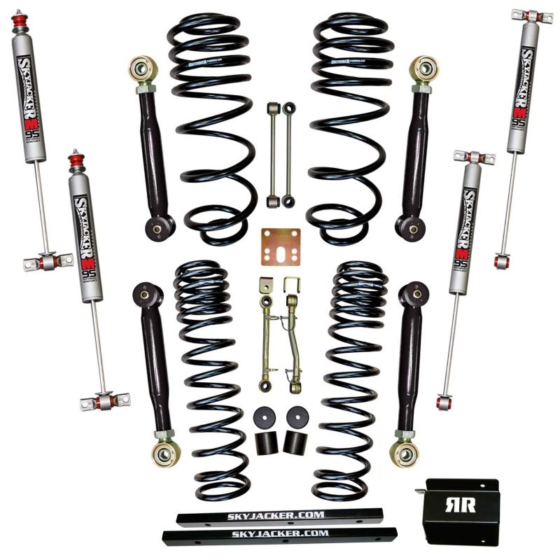 Jeep Wrangler TJ Suspension Lift Kit - Skyjacker - 2.5In Valve Flex Kit - `97-`02
