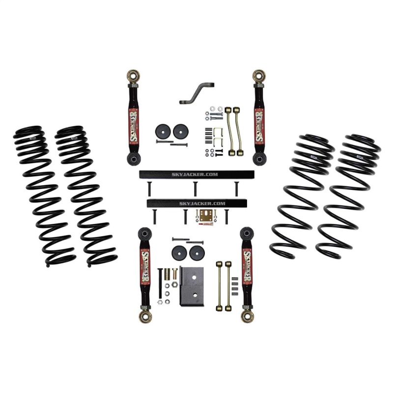 Jeep Wrangler Suspension Lift Kit - Front + Rear - Skyjacker - 4 In PKG97-02TJW/ X-LKS - `97-`02