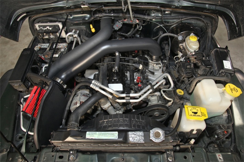 Jeep Wrangler Performance Air Intake - Spectre - Black w/Red Filter - `97-`06