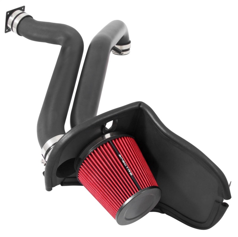 Jeep Wrangler Performance Air Intake - Spectre - Black w/Red Filter - `97-`06 Jeep Wrangler Performance Air Intake - Spectre - Black w/Red Filter - `97-`06