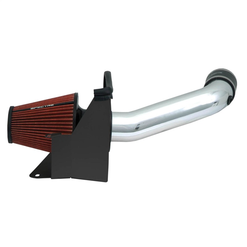 Jeep Wrangler Performance Air Intake - Spectre - Polished w/Red Filter - Red - `07-`11