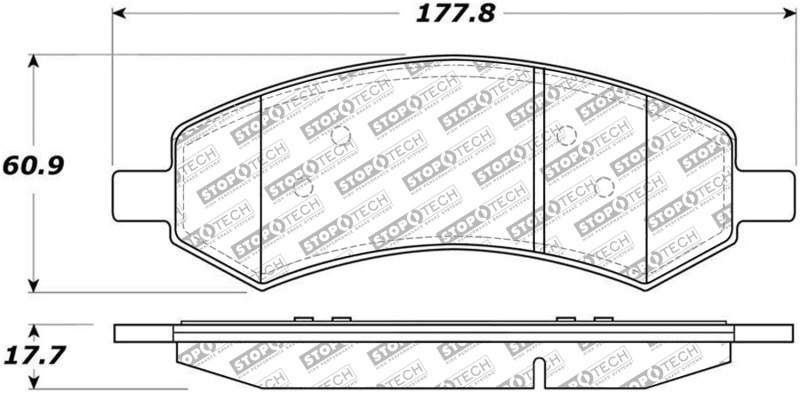 Jeep J8 Brake Pads - Front - Stoptech - Select - `08-`11