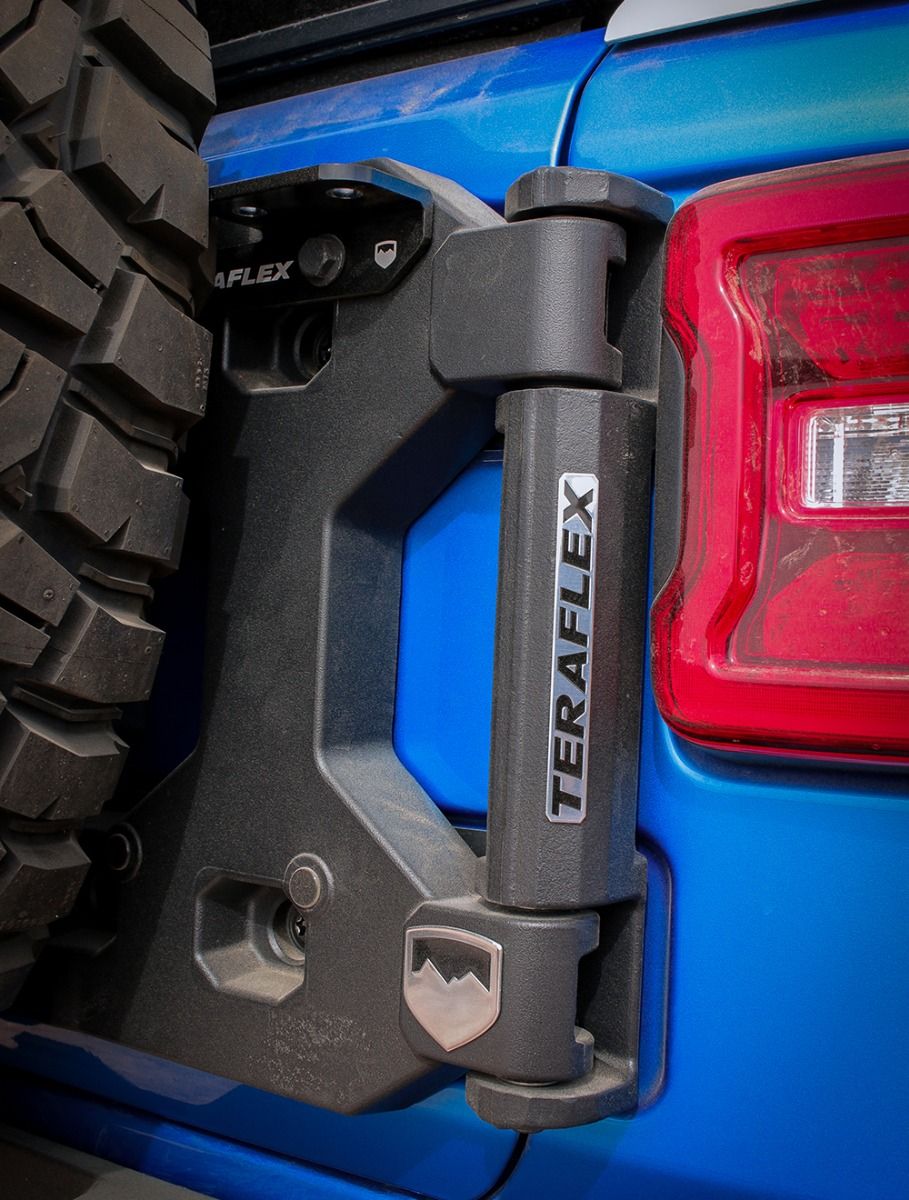 Jeep Wrangler JL Tire Carrier - Alpha HD - Hinged - Adjustable