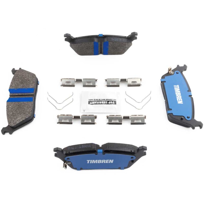 Jeep Grand Wagoneer Brake Pads - Rear - Timbren - BES OnyxBite™ Severe Duty Semi-Metallic - `22-`25