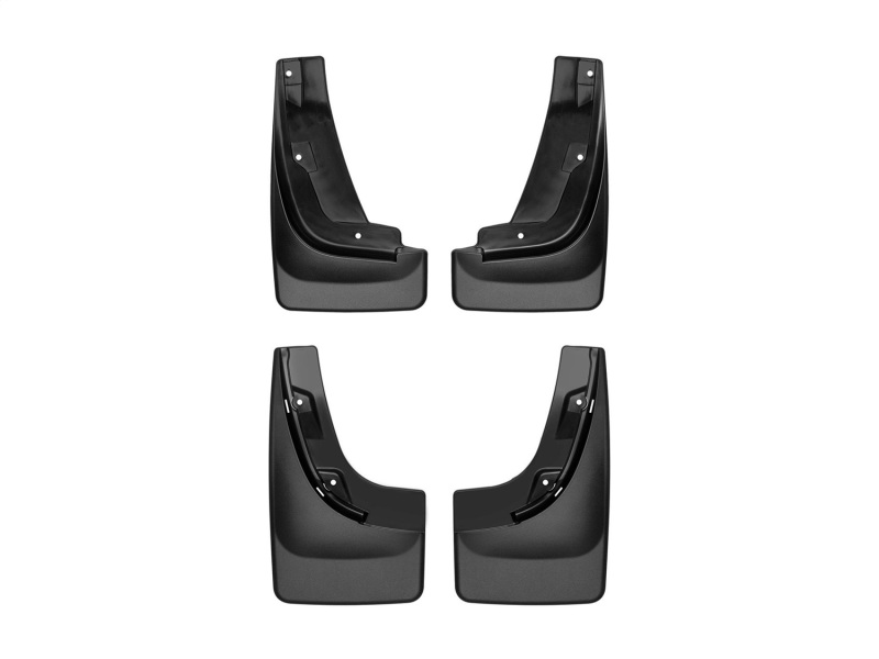 Jeep Compass Mud Flaps - WeatherTech - No-Drill DigitalFit - Black - `17-`27