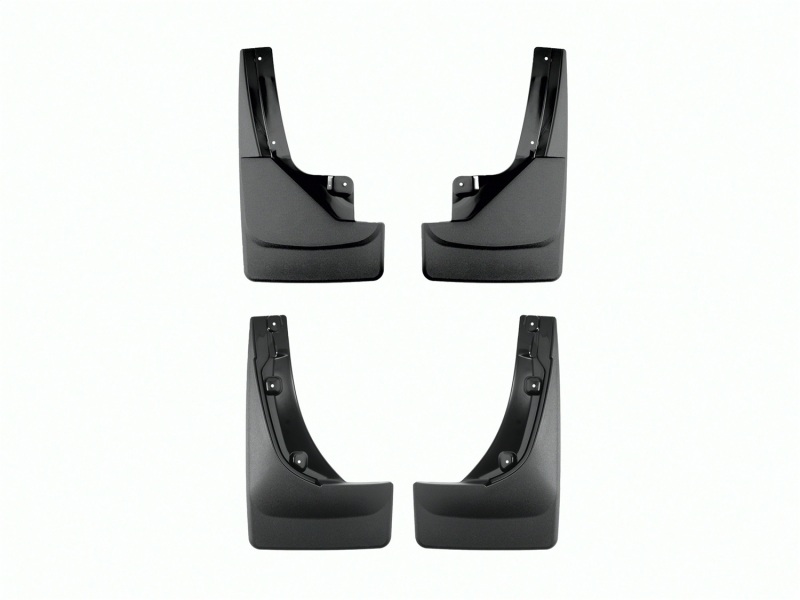 Jeep Wagoneer Mud Flaps - WeatherTech - No-Drill DigitalFit - Black - `22-`27