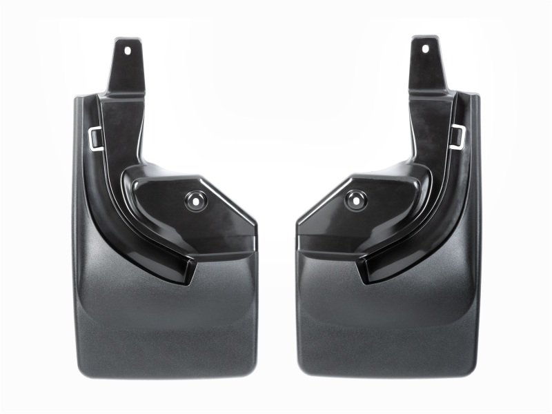 Jeep Wrangler JL Mud Flaps - Rear - WeatherTech - No-Drill DigitalFit - Black - `18-`27