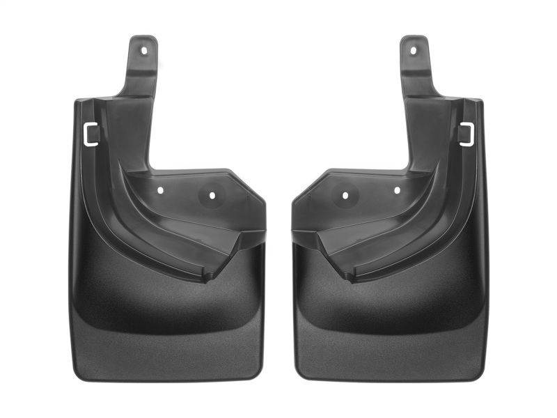 Jeep Wrangler Rubicon Mud Flap - Rear - WeatherTech - No-Drill DigitalFit - Black - `18-`27