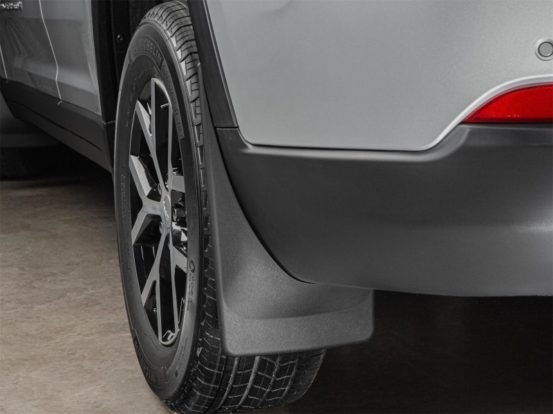 Jeep Grand Cherokee L Mud Flaps - WeatherTech - No-Drill DigitalFit - Black - `21-`27