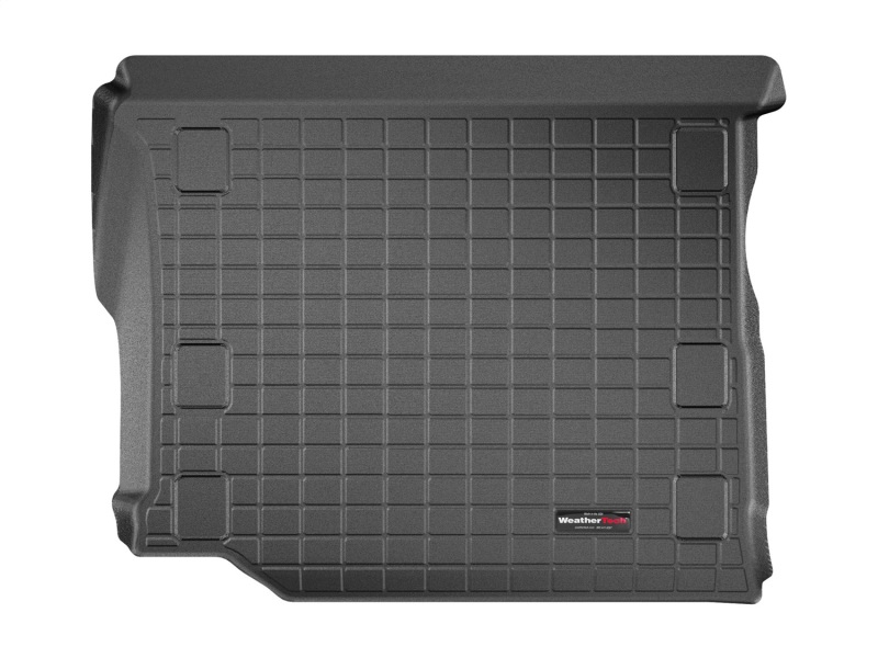 Jeep Wrangler Unlimited Cargo Liner - Behind 2nd Row Seating - WeatherTech - Flat Load Floor & Subwoofer - Black - `18-`27