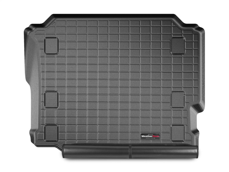 Jeep Wrangler Unlimited Cargo Liner - Behind 2nd Row Seating - WeatherTech - Cargo Liner w/Bumper Protector - Black - `18-`27