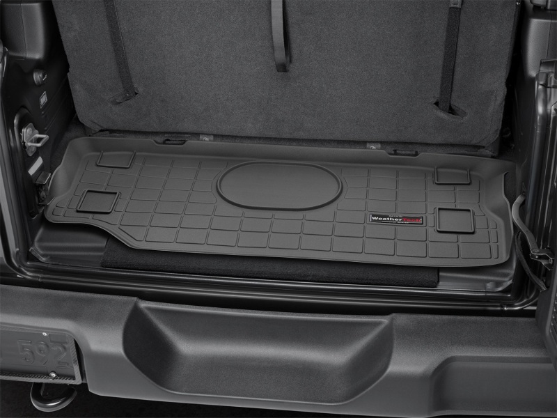Jeep Wrangler Cargo Liner - Behind 2nd Row Seating - WeatherTech - Black - `18-`27