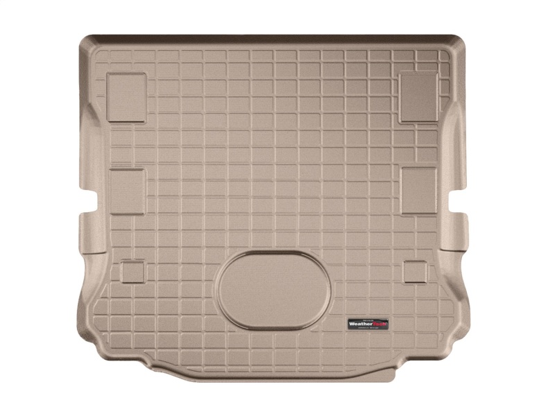 Jeep Wrangler Cargo Liner - Behind 1st Row Seating - WeatherTech - Works w/Alpine Premium 9-Speakers - Tan - `15-`27