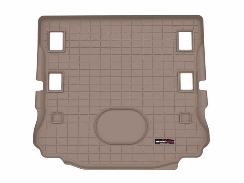 Jeep Wrangler Cargo Liner - Behind 1st Row Seating - WeatherTech - Works w/Alpine Premium 9-Speakers - Tan - `15-`27