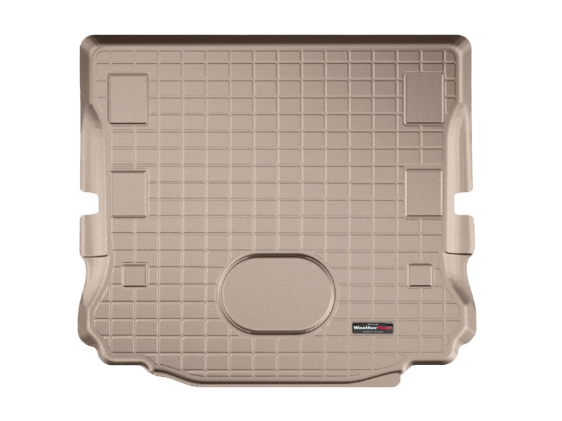 Jeep Wrangler Cargo Liner - Behind 1st Row Seating - WeatherTech - Works w/Alpine Premium 9-Speakers - Tan - `15-`27