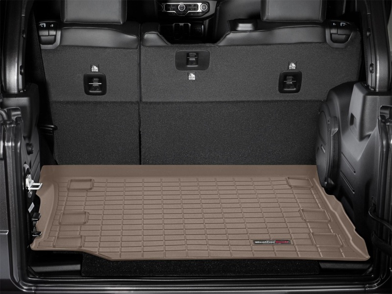 Jeep Wrangler Unlimited Cargo Liner - Rear - WeatherTech - Tan - `18-`27