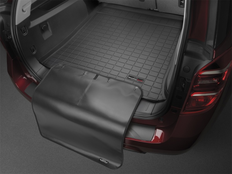Jeep Wrangler Unlimited Cargo Liner - Behind 2nd Row Seating - WeatherTech - Cargo Liner w/ Bumper Protector - Tan - `18-`27