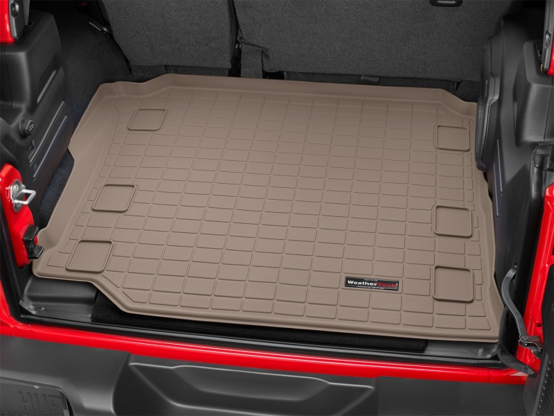 Jeep Wrangler Unlimited JL Cargo Liner - WeatherTech - Tan - `18-`27