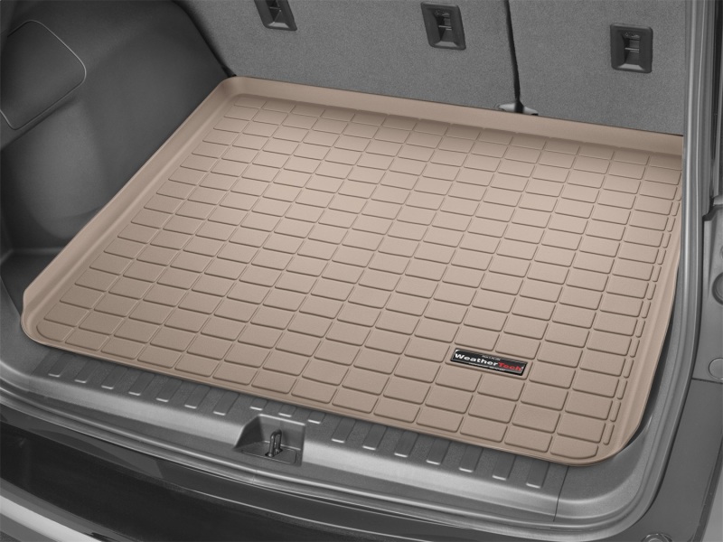 Jeep Wrangler JL Cargo Liner - WeatherTech - Raised Lip, Textured Finish - Tan - `18-`27
