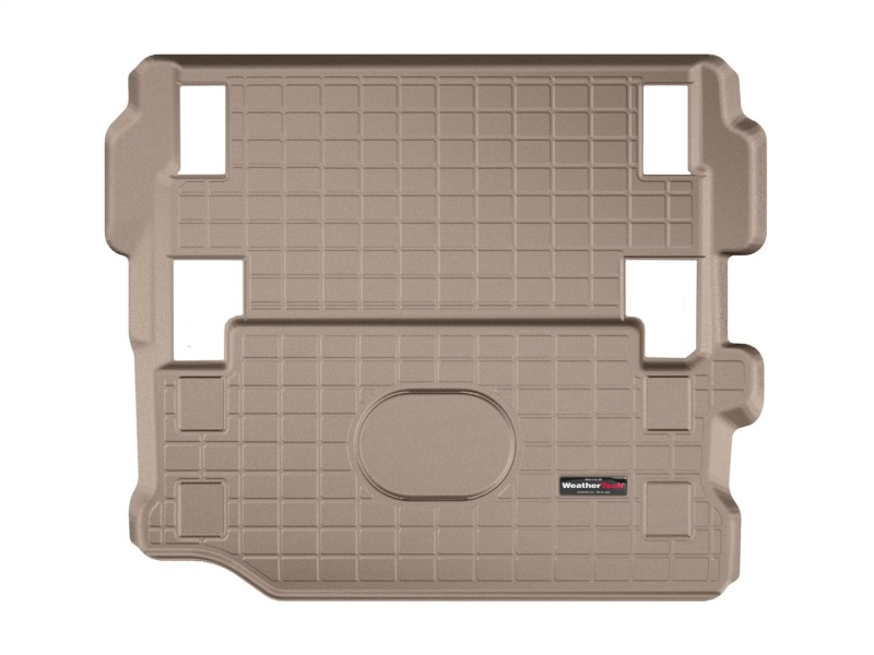 Jeep Wrangler JL Cargo Liner - WeatherTech - Raised Lip, Textured Finish - Tan - `18-`27