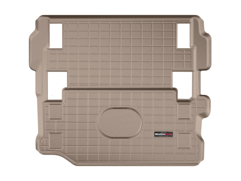 Jeep Wrangler JL Cargo Liner - WeatherTech - Raised Lip, Textured Finish - Tan - `18-`27