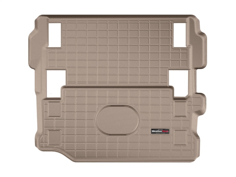 Jeep Wrangler JL Cargo Liner - WeatherTech - Raised Lip, Textured Finish - Tan - `18-`27