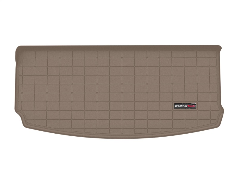 Jeep Grand Cherokee L Cargo Liner - WeatherTech - Raised Lip, Textured Finish - Tan - `21-`27