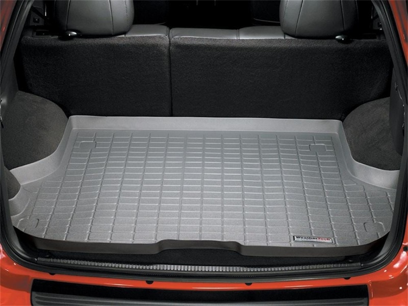 Jeep Grand Cherokee Cargo Liner - Behind 2nd Row Seating - WeatherTech - Raised Lip - Grey - `99-`04