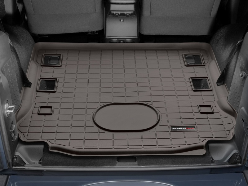 Jeep Wrangler Cargo Liner - Behind 1st Row Seating - WeatherTech - Cocoa - `15-`27