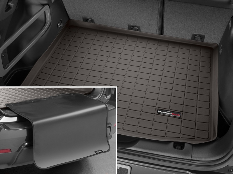 Jeep Cherokee Cargo Liner - Rear - WeatherTech - With Bumper Protector - Cocoa - `14-`27