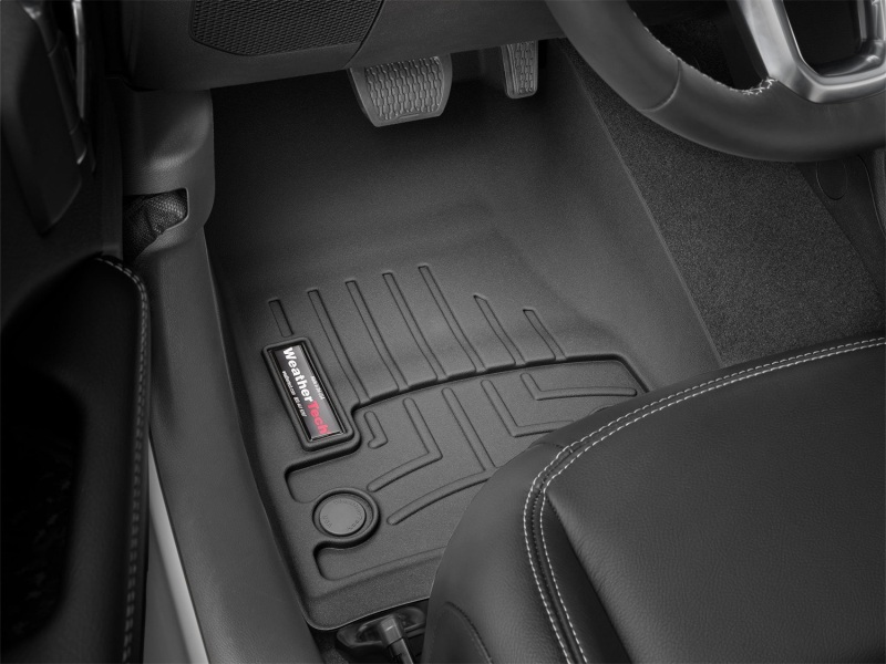 Jeep Wrangler Unlimited FloorLiner - Front - WeatherTech - DigitalFit - Black - `18-`27