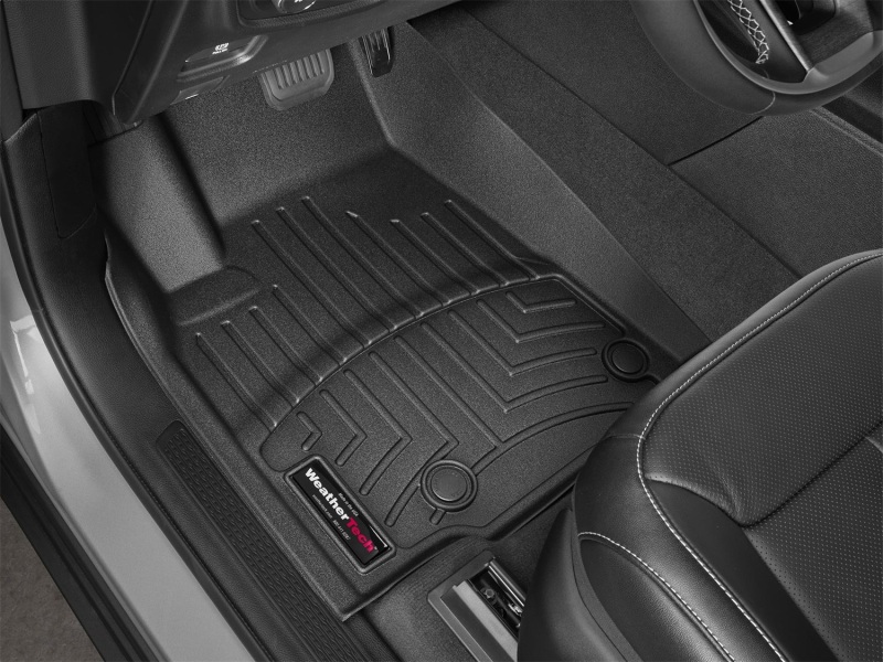 Jeep Grand Cherokee 4XE Floor Mat Set - Front - WeatherTech - FloorLiner™ DigitalFit® - Black - `22-`27