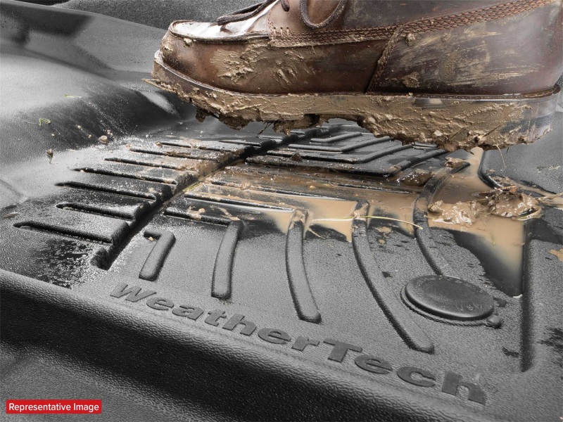 Jeep Wagoneer Floor Mat Set - Rear - WeatherTech - FloorLiner HP - Black - `22-`24