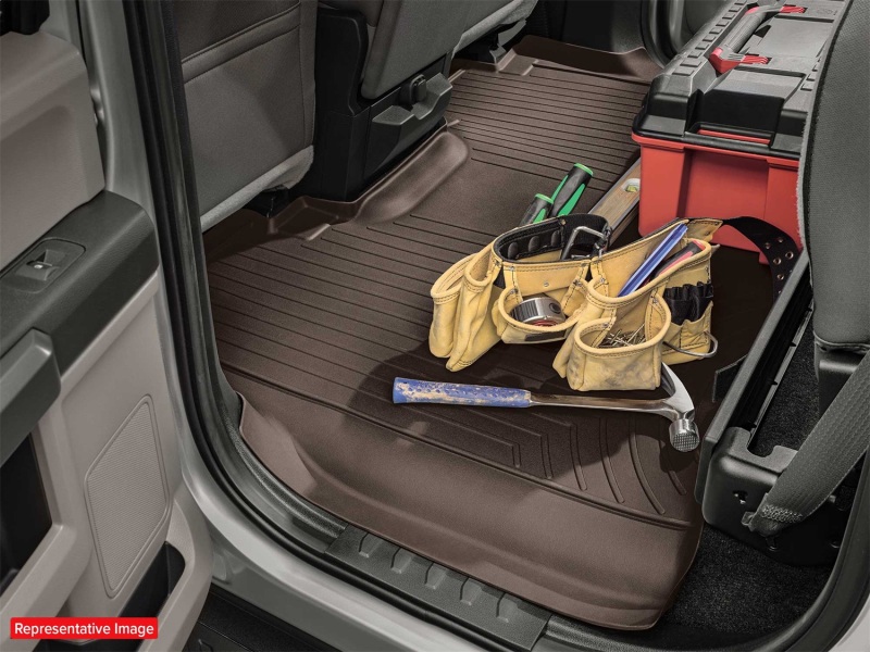 Jeep Wagoneer S FloorLiner - Front - WeatherTech - DigitalFit, HP - Black - `24-`25
