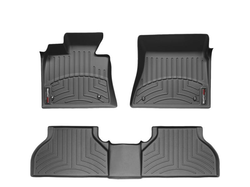 Jeep Grand Cherokee Floor Mat Set - Rear - WeatherTech - FloorLiner DigitalFit - Black - `13-`27