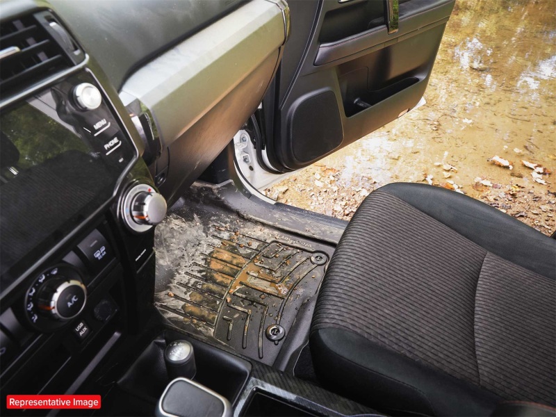 Jeep Cherokee Floor Mats - Front - WeatherTech - HP - Black - `15-`27