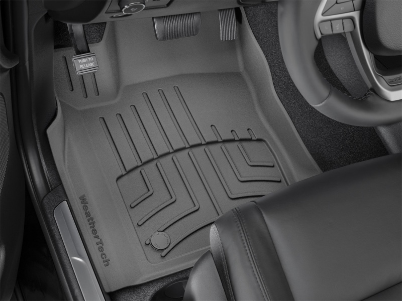 Jeep Grand Cherokee Floor Mat Set - Front - WeatherTech - FloorLiner HP - Black - `16-`27