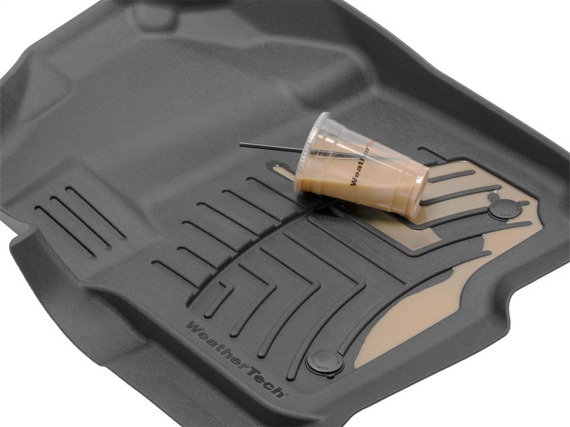 Jeep Gladiator Floor Mat Set - Front - WeatherTech - 3D - Tan - `20-`27