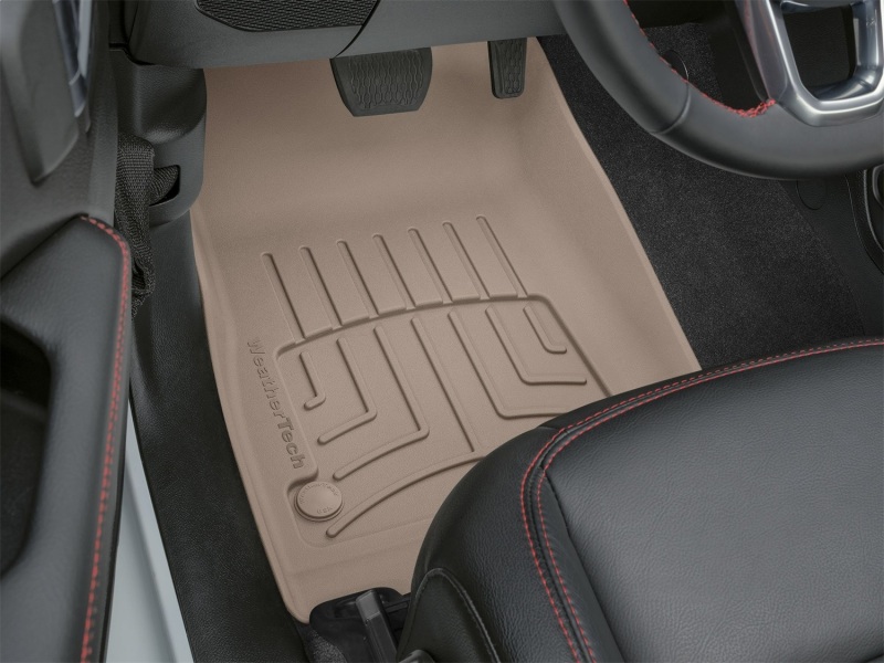Jeep Gladiator Floor Mat - Front - WeatherTech - FloorLiner HP - Tan - `20-`27