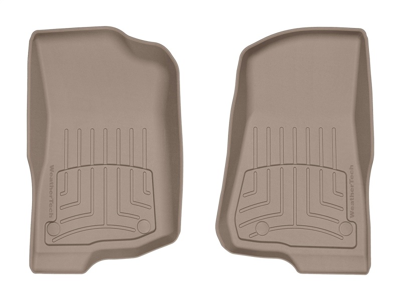 Jeep Gladiator Floor Mat - Front - WeatherTech - FloorLiner HP - Tan - `20-`27